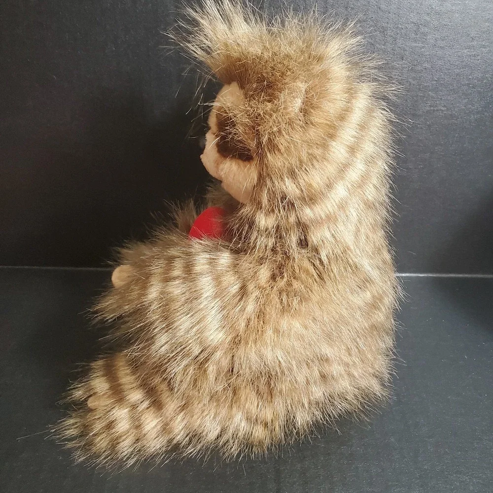Aurora Furry Sloth Plush Holding Red Heart Romantic Love Stuffed Animal 2017
